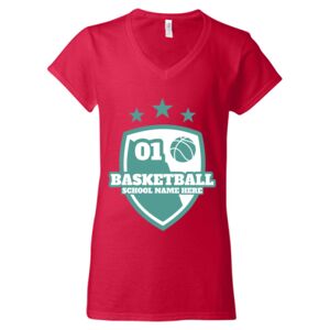 Softstyle® Women’s V-Neck T-Shirt Thumbnail