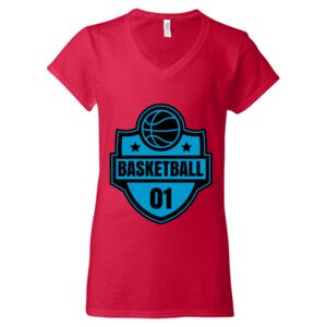 Softstyle® Women’s V-Neck T-Shirt Thumbnail