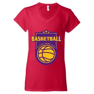 Softstyle® Women’s V-Neck T-Shirt Thumbnail