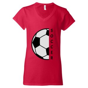 Softstyle® Women’s V-Neck T-Shirt Thumbnail