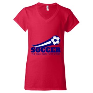 Softstyle® Women’s V-Neck T-Shirt Thumbnail