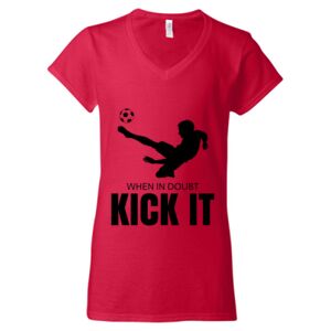 Softstyle® Women’s V-Neck T-Shirt Thumbnail