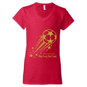 Softstyle® Women’s V-Neck T-Shirt Thumbnail
