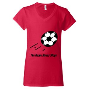 Softstyle® Women’s V-Neck T-Shirt Thumbnail