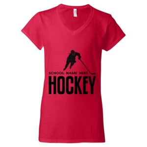 Softstyle® Women’s V-Neck T-Shirt Thumbnail