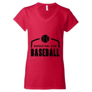 Softstyle® Women’s V-Neck T-Shirt Thumbnail