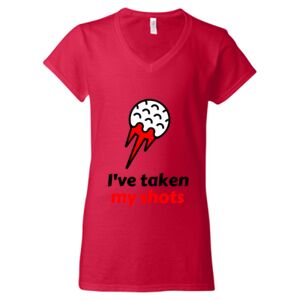 Softstyle® Women’s V-Neck T-Shirt Thumbnail