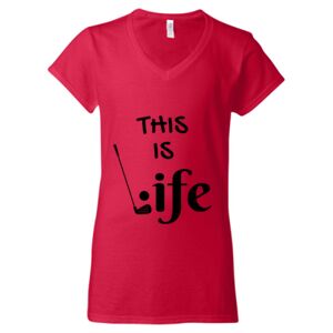 Softstyle® Women’s V-Neck T-Shirt Thumbnail
