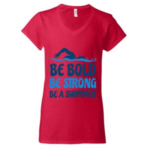 Softstyle® Women’s V-Neck T-Shirt Thumbnail