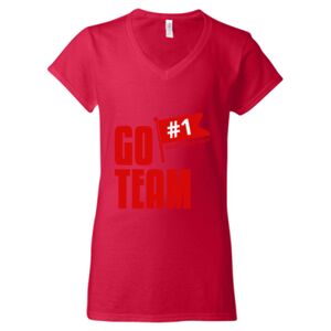 Softstyle® Women’s V-Neck T-Shirt Thumbnail