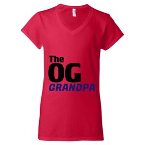 Softstyle® Women’s V-Neck T-Shirt Thumbnail