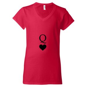 Softstyle® Women’s V-Neck T-Shirt Thumbnail