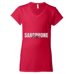 Softstyle® Women’s V-Neck T-Shirt Thumbnail