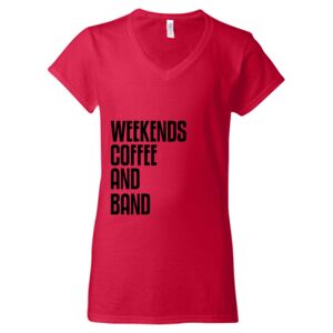 Softstyle® Women’s V-Neck T-Shirt Thumbnail