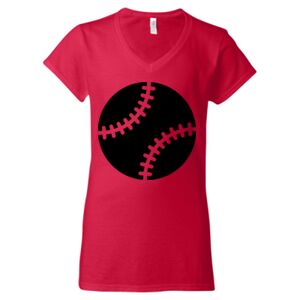 Softstyle® Women’s V-Neck T-Shirt Thumbnail