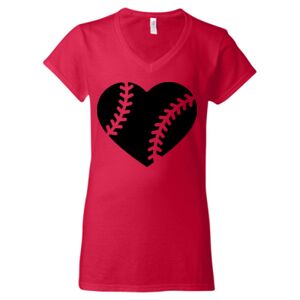 Softstyle® Women’s V-Neck T-Shirt Thumbnail