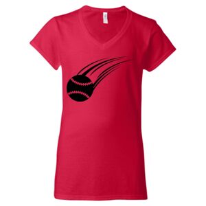 Softstyle® Women’s V-Neck T-Shirt Thumbnail