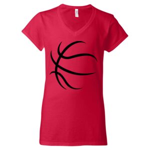 Softstyle® Women’s V-Neck T-Shirt Thumbnail