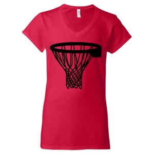 Softstyle® Women’s V-Neck T-Shirt Thumbnail