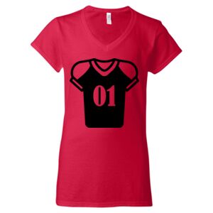 Softstyle® Women’s V-Neck T-Shirt Thumbnail