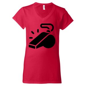Softstyle® Women’s V-Neck T-Shirt Thumbnail