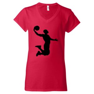 Softstyle® Women’s V-Neck T-Shirt Thumbnail