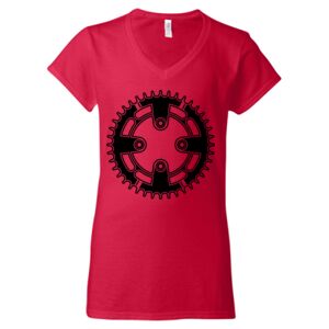 Softstyle® Women’s V-Neck T-Shirt Thumbnail