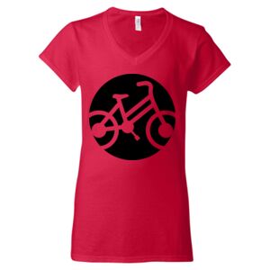 Softstyle® Women’s V-Neck T-Shirt Thumbnail