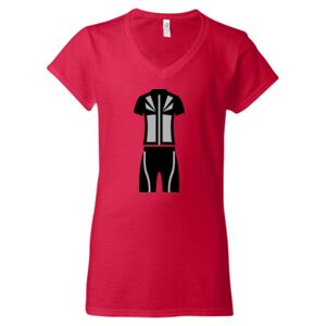 Softstyle® Women’s V-Neck T-Shirt Thumbnail