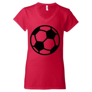 Softstyle® Women’s V-Neck T-Shirt Thumbnail