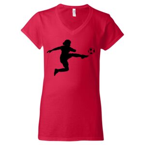 Softstyle® Women’s V-Neck T-Shirt Thumbnail