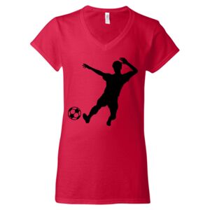 Softstyle® Women’s V-Neck T-Shirt Thumbnail