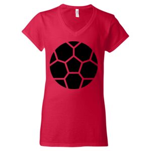 Softstyle® Women’s V-Neck T-Shirt Thumbnail