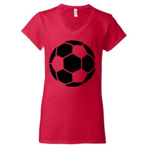 Softstyle® Women’s V-Neck T-Shirt Thumbnail
