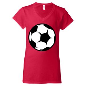 Softstyle® Women’s V-Neck T-Shirt Thumbnail