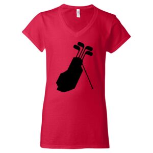 Softstyle® Women’s V-Neck T-Shirt Thumbnail