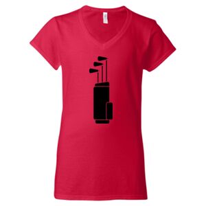 Softstyle® Women’s V-Neck T-Shirt Thumbnail