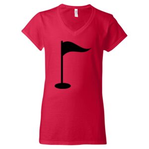 Softstyle® Women’s V-Neck T-Shirt Thumbnail