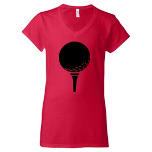Softstyle® Women’s V-Neck T-Shirt Thumbnail