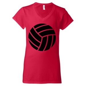 Softstyle® Women’s V-Neck T-Shirt Thumbnail