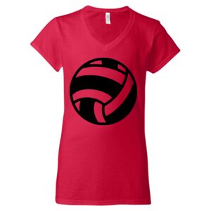 Softstyle® Women’s V-Neck T-Shirt Thumbnail