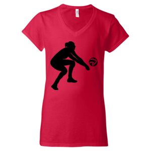 Softstyle® Women’s V-Neck T-Shirt Thumbnail