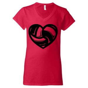 Softstyle® Women’s V-Neck T-Shirt Thumbnail