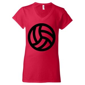 Softstyle® Women’s V-Neck T-Shirt Thumbnail