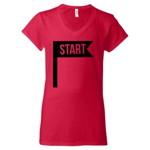 Softstyle® Women’s V-Neck T-Shirt Thumbnail