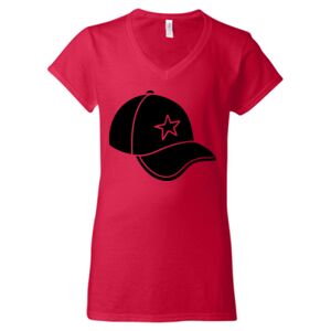Softstyle® Women’s V-Neck T-Shirt Thumbnail