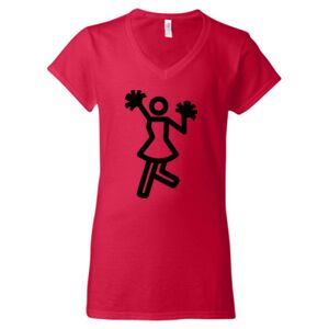 Softstyle® Women’s V-Neck T-Shirt Thumbnail
