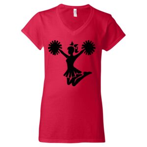 Softstyle® Women’s V-Neck T-Shirt Thumbnail
