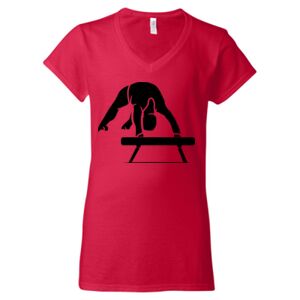 Softstyle® Women’s V-Neck T-Shirt Thumbnail