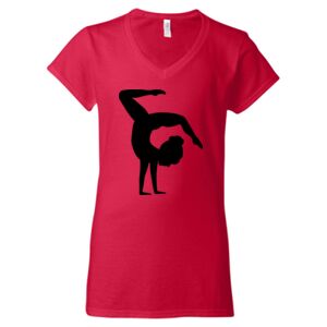 Softstyle® Women’s V-Neck T-Shirt Thumbnail